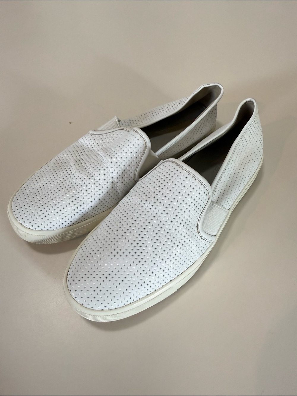 Vince Blair Perforated Leather Slip-On Sneaker Women’s Size 8 / 38